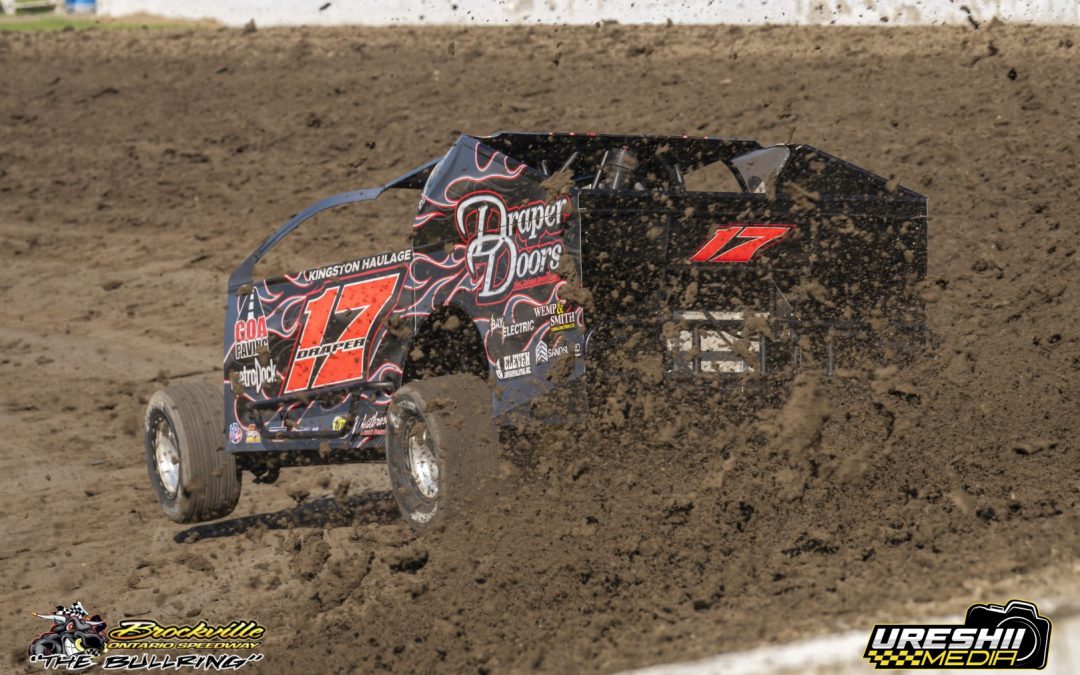 Draper, Eisele and Taillon Conquer Competition and Stormy Conditions at Brockville Speedway