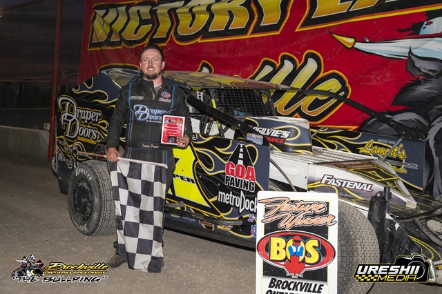 Draper, Power, Verne and a Trio of First-Time Winners Headline Brockville Speedway Action